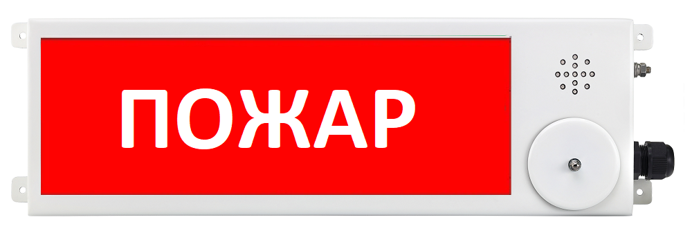 Оповещатель охранно-пожарный (табло) ТСВ-Exi-М-Прометей 12-36В "Пожар"