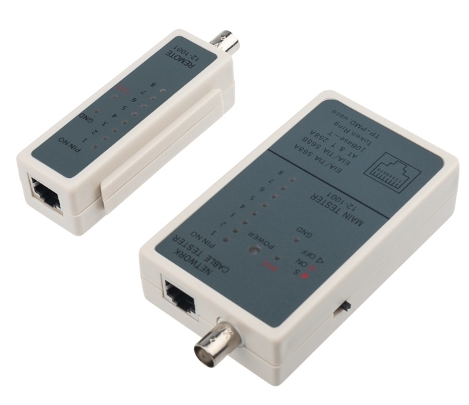 12-1001 ∙ Тестер кабеля RJ-45 + BNC 5248 Rexant