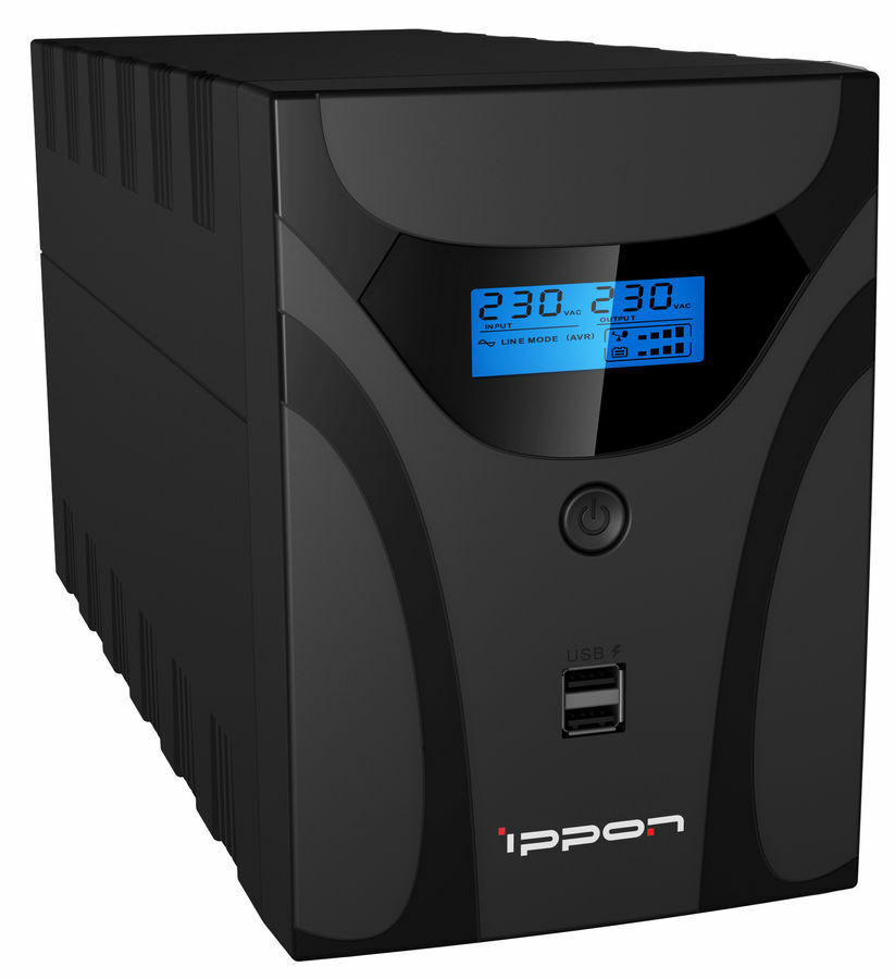 Источник питания UPS Ippon Smart Power Pro II 1600 Euro (1029742)