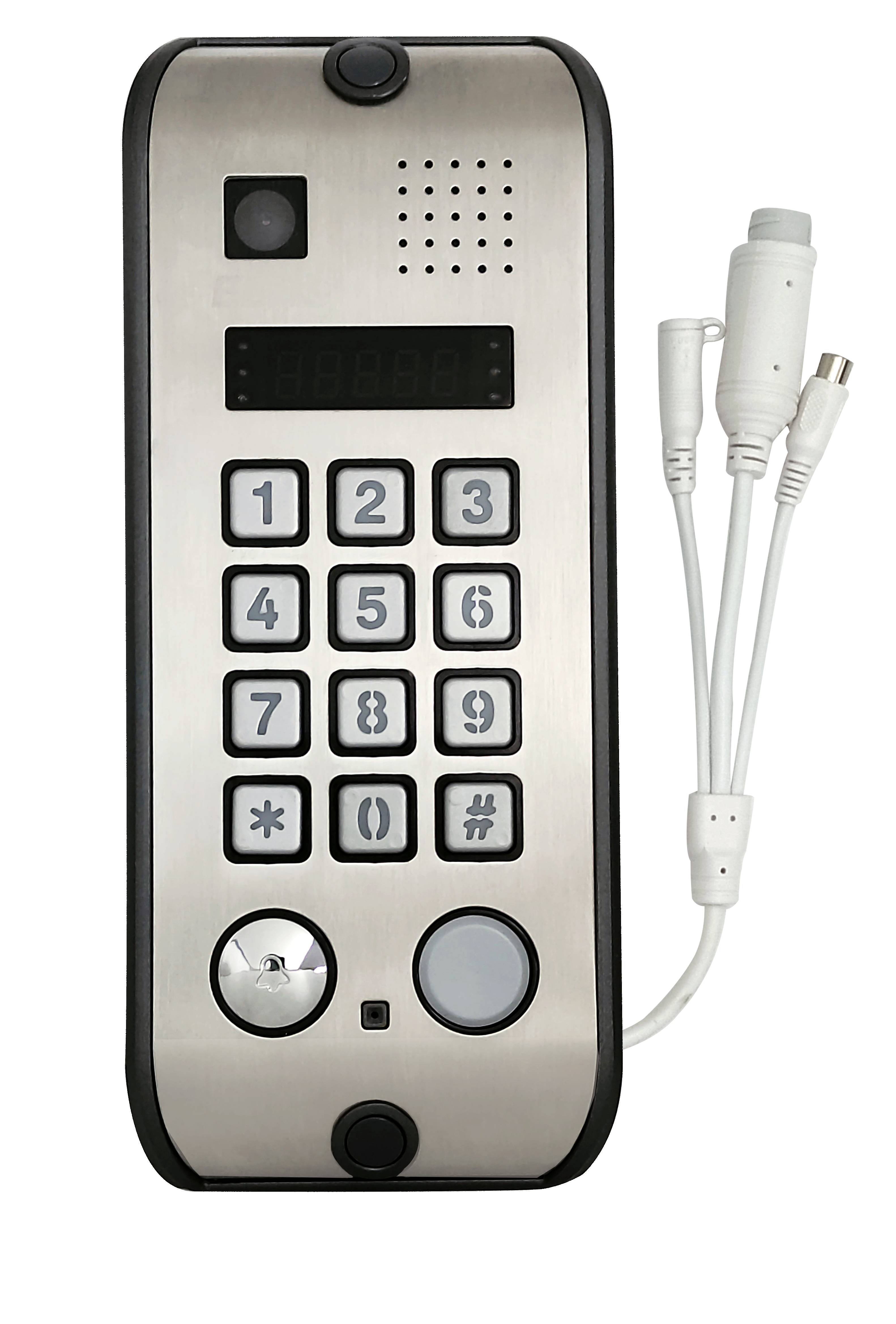 Вызывная видеопанель DP5000.B2-KEDC45 T/IP-CVBS/нерж.сатинир