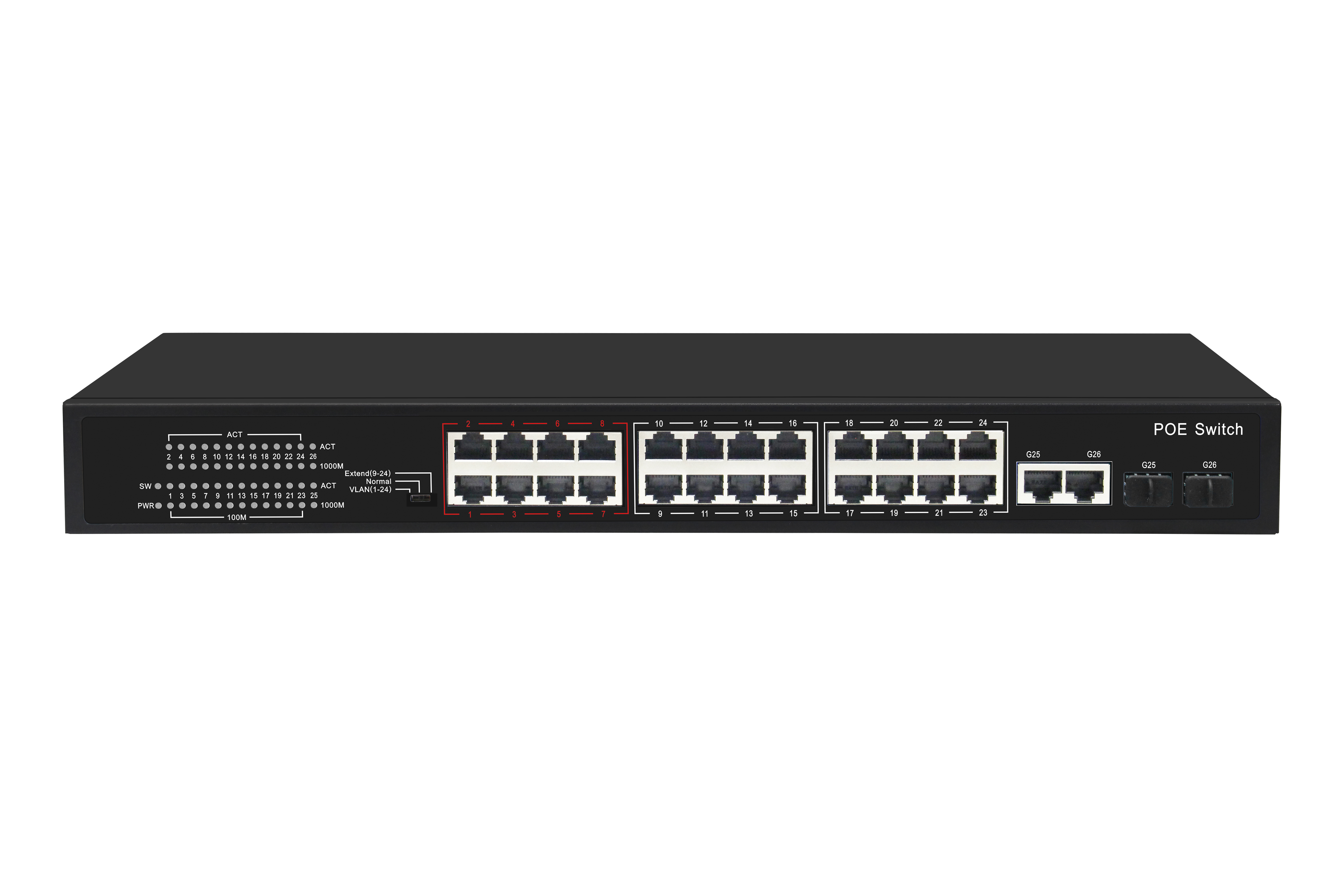 Коммутатор PoE GL-SW-F005-24P