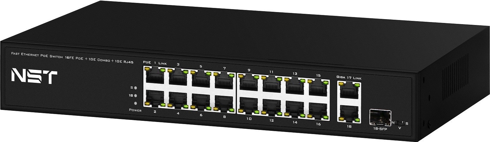 Коммутатор PoE NS-SW-16F3G-P