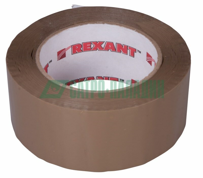 Скотч 09-4214 ∙ Скотч упаковочный REXANT 48 мм х 50 мкм, коричневый, рулон 150 м ∙ кратно 6 шт