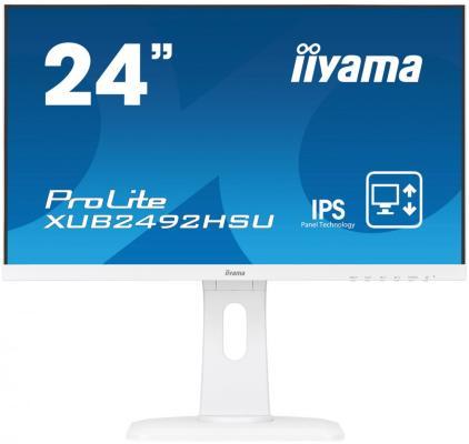 ЖК-монитор Монитор Iiyama 23.8" ProLite XUB2492HSU-W1 ЖК-монитор Монитор Iiyama 23.8" ProLite XUB2492HSU-W1