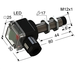 Датчик индуктивный бесконтактный PS2-12M80-10N11-B