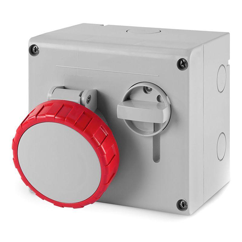 Розетка силовая 32А 400В 3P+E IP67 DKC DIS5053286