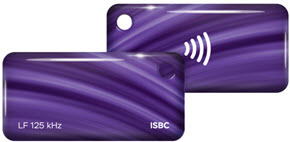 Бесконтактный брелок RFID-Брелок ISBC ATA5577 (фиолетовый) Бесконтактный брелок RFID-Брелок ISBC ATA5577 (фиолетовый)
