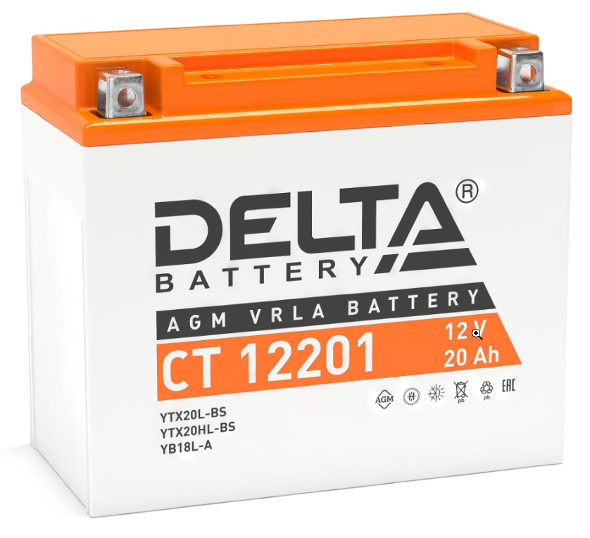 CT 12201 ∙ Аккумулятор 12В 20 А∙ч