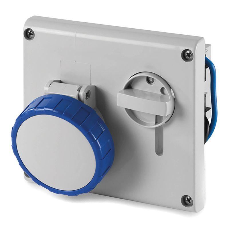 Розетка силовая 16А 230В 2P+E IP67 DKC DIS4051683