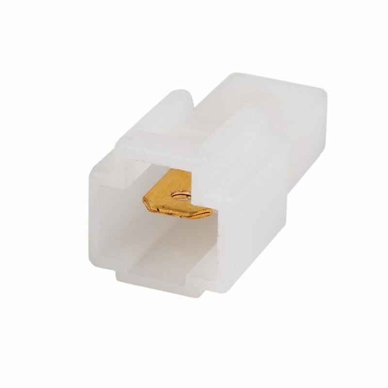 08-0951 ∙ Клемма плоская штекер 6.3 мм 1-1.5 мм² (РП-п 1.5-(6.3)) + колодка REXANT ∙ кратно 50 шт