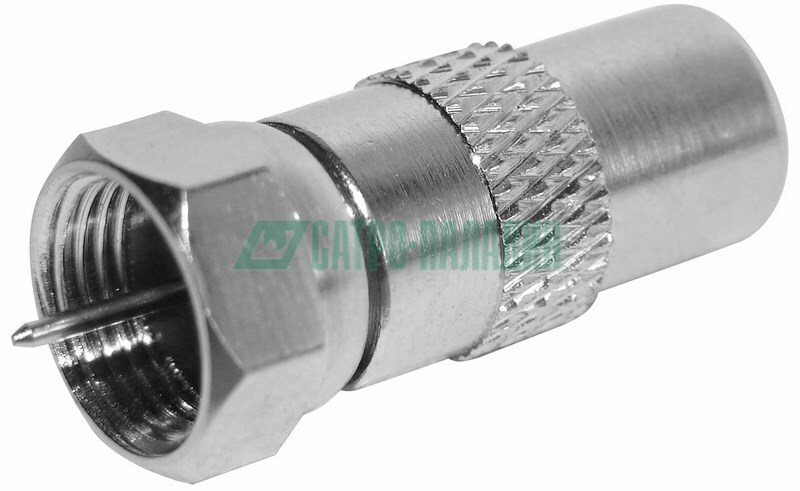 05-4361 ∙ Переход штекер F-штекер TV REXANT ∙ кратно 100 шт
