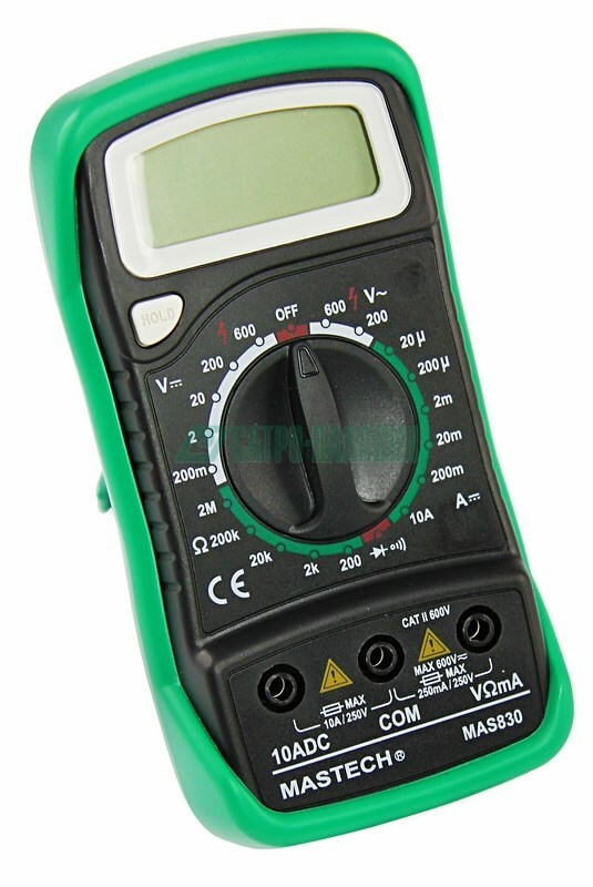 Мультиметр 13-2010 ∙ Портативный мультиметр MAS830B MASTECH