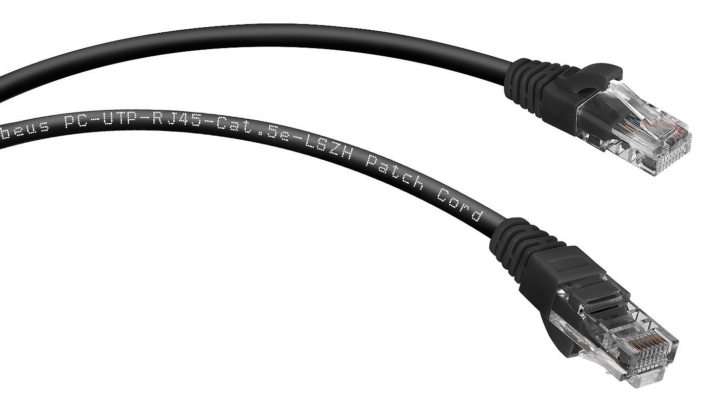 PC-FTP-RJ45-Cat.5e-3m-LSZH-BK