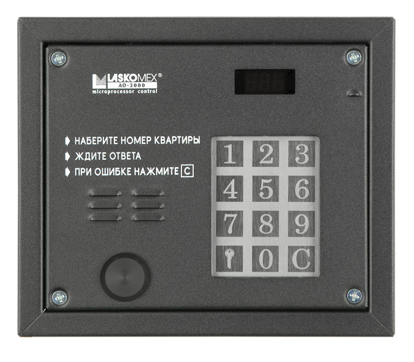 Вызывная аудиопанель AO-3000 PR + ЕС-3000