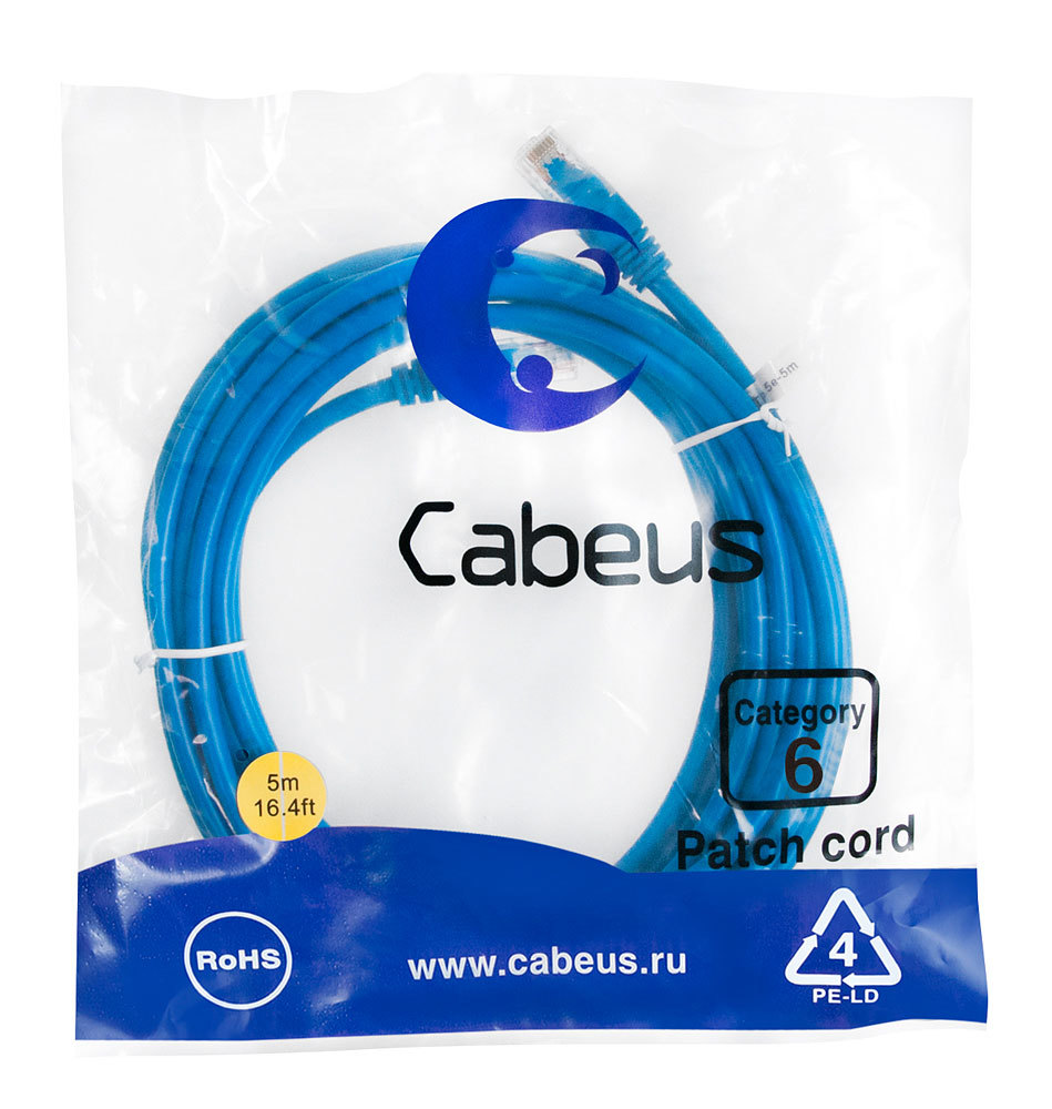 PC-UTP-RJ45-Cat.6-5m-BL (8681c)