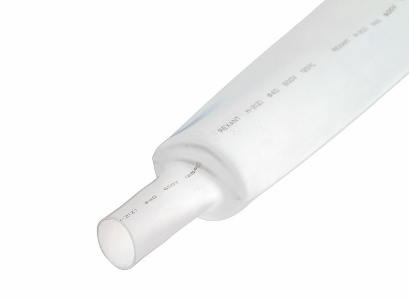 23-0001 ∙ Термоусаживаемая трубка REXANT 30,0/15,0 мм, белая, упаковка 10 шт. по 1 м ∙ кратно 10 шт