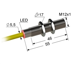 Датчик индуктивный бесконтактный PS2-12M55-2B31-K