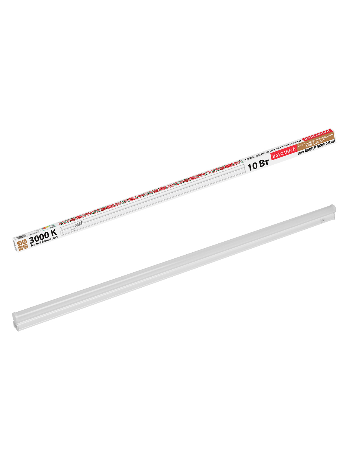 Светильник TDM ELECTRIC SQ0329-0850 ДПО 2001 10 Вт, 3000К, IP40, Народный