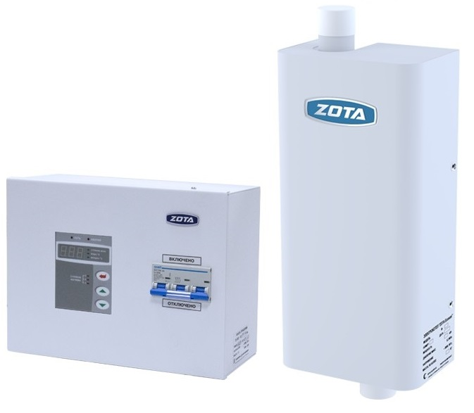 Комплект: котёл электрический и пульт управления ZOTA-48 Econom