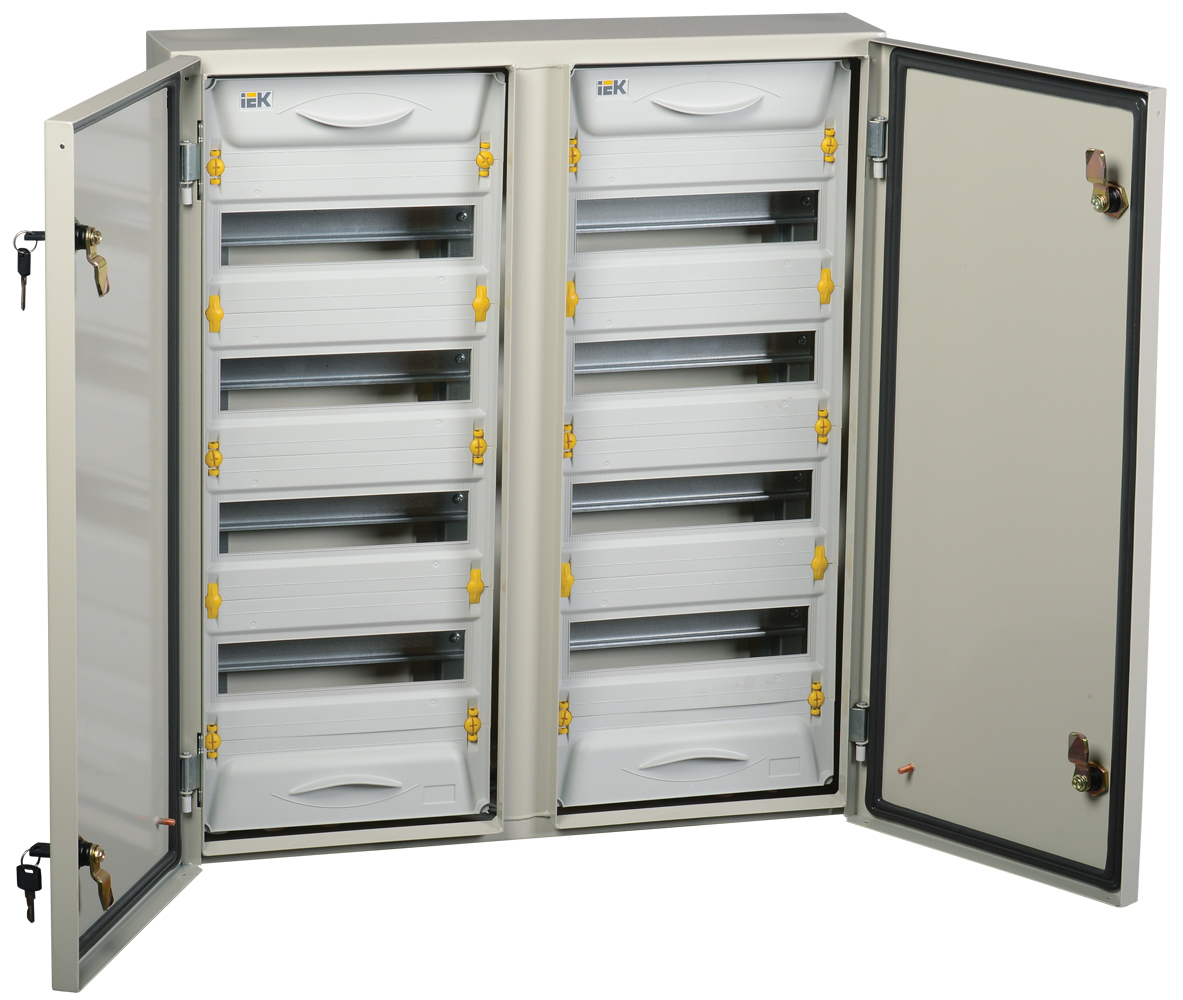 Корпус MKM16-N-2X48-54-ZU ∙ PRO Корпус металлический ЩРн-2х48з-1 У2 IP54 IEK