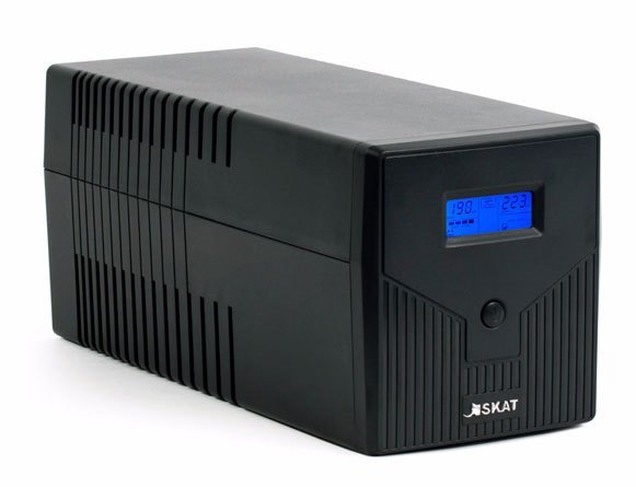 Источник питания UPS SKAT-UPS 1000-IN-2x7 (456) (SKAT-UPS 1000/600)