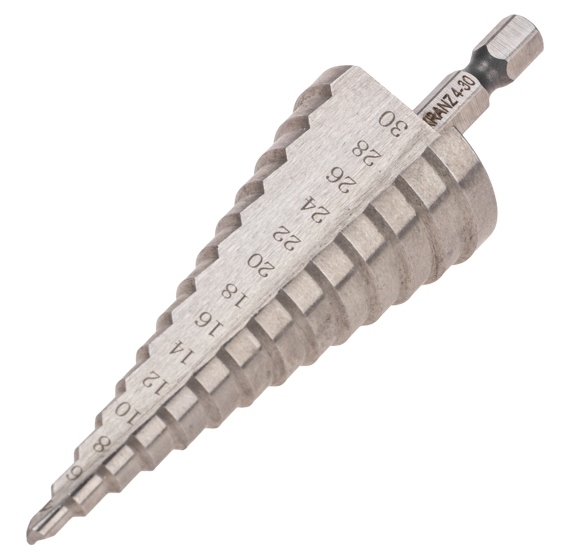 KR-12-6602 ∙ Сверло по металлу ступенчатое 4,0-30,0 мм 98 mm 62 HRC Kranz
