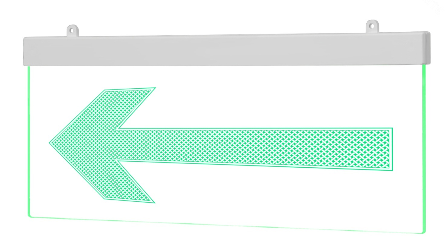Оповещатель охранно-пожарный (табло) М-12-УЛЬТРА-МИНИ "Стрелка влево"
