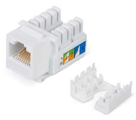 Вставка Cabeus KJ-RJ45-Cat.5e-90 (7008c)