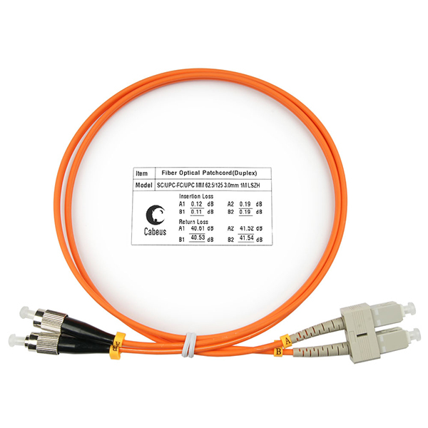 Патч-корд оптический FOP-62-SC-FC-1m (7618c)
