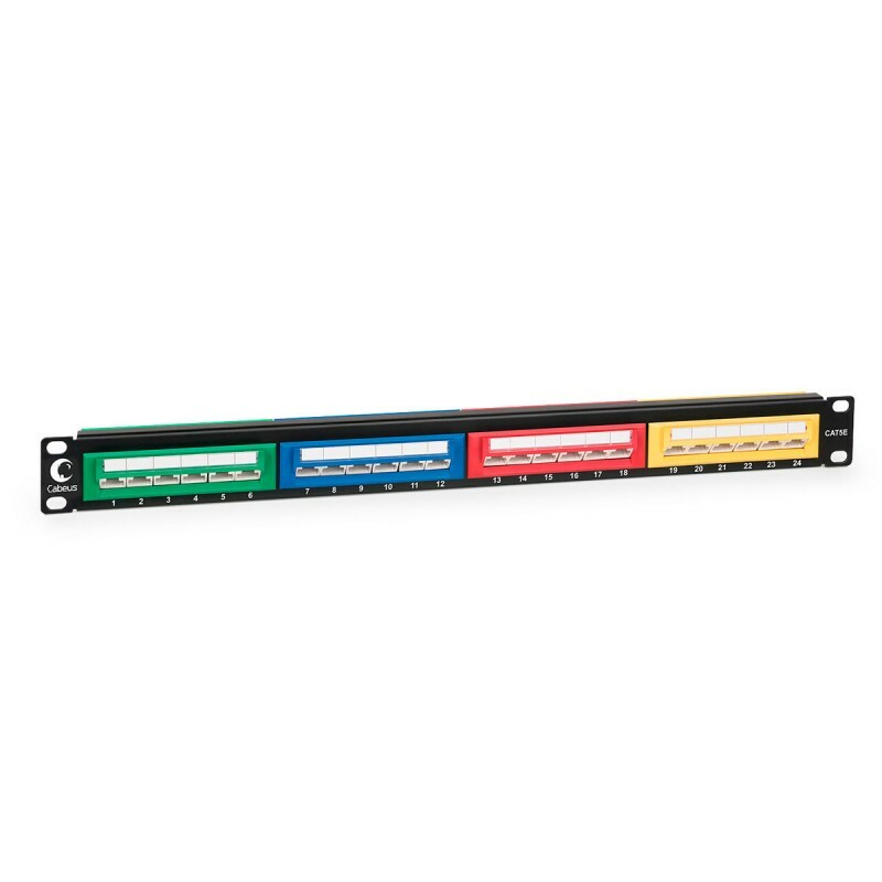 Патч-панель PLCOL-24-Cat.5e-Dual (7952c)