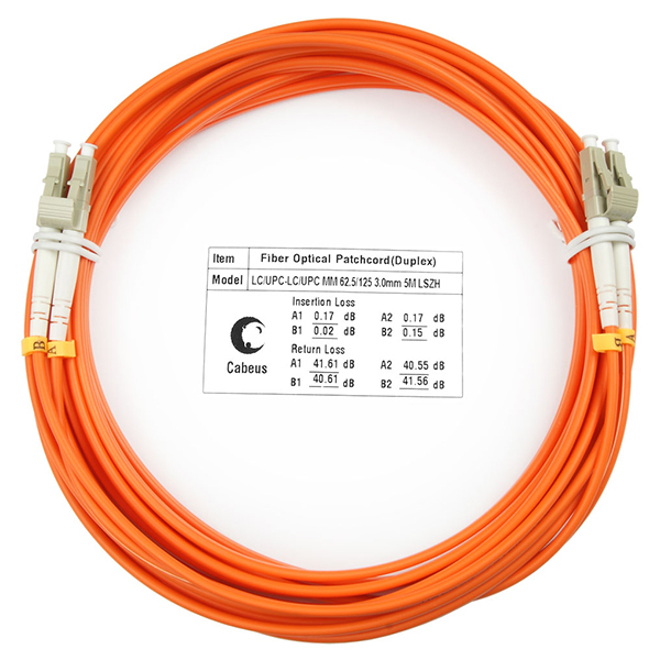 Патч-корд оптический FOP-62-LC-LC-5m (7605c)