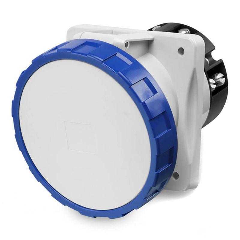 Розетка силовая 63А 230В 2P+E с наклоном IP67 DKC DIS4156363