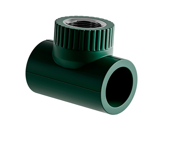 Тройник комбинированный SLTFTBF4401GR Тройник SLT BLOCKFIRE PP-R комб. ВР 40×1/2"