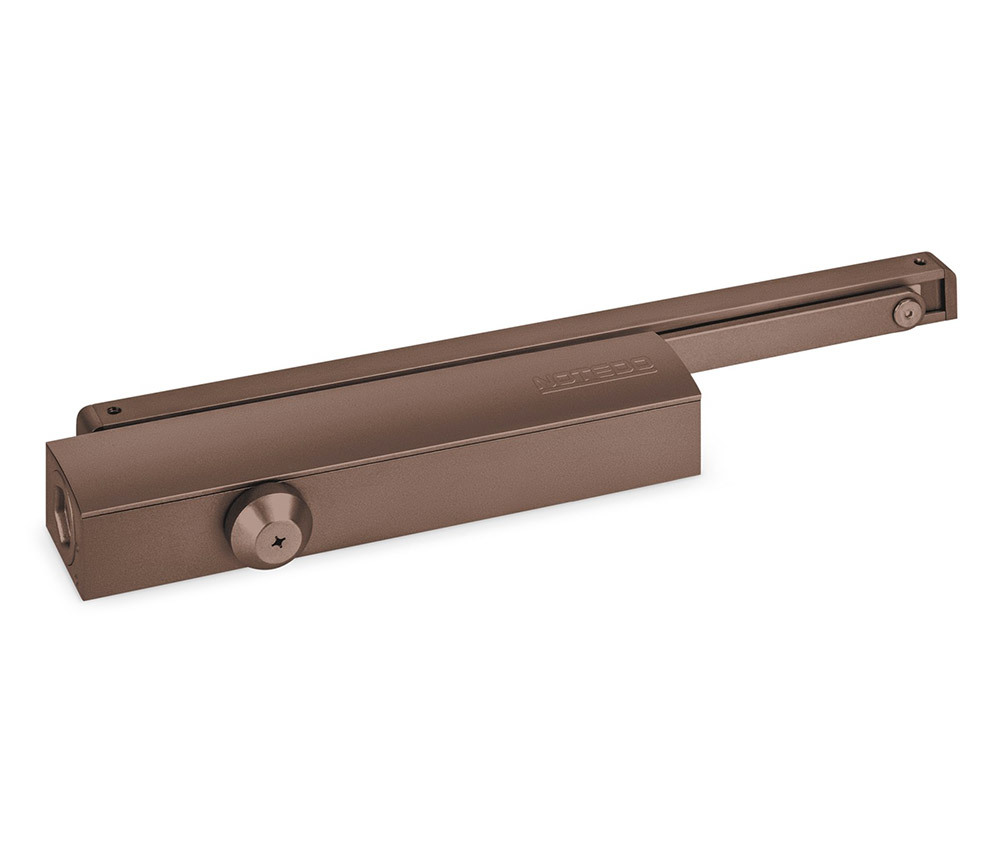 Доводчик дверной DC-045-155 SL+HO+DA+BC PRO (коричневый)