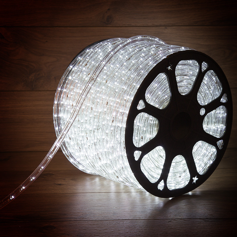 Дюралайт 121-125 ∙ Дюралайт LED , постоянное свечение (2W) - белый, 36 LED/м, бухта 100м, Neon-Night ∙ кратно 100 м