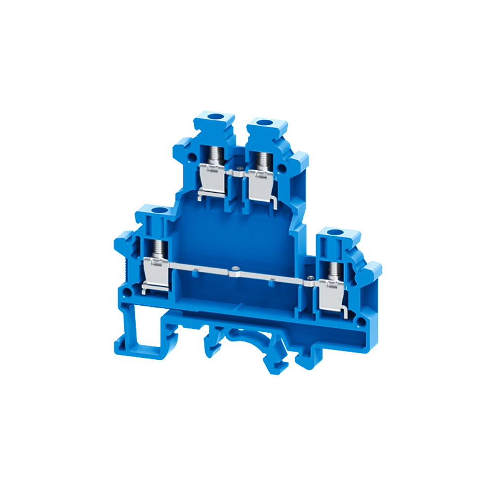 Клемма винтовая КЭАЗ 289804 OptiClip CDL-4-2L-I-BU-синий