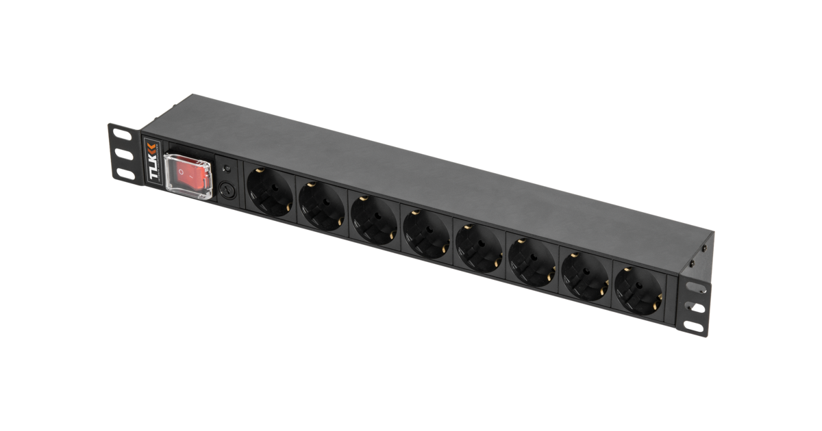 Блок розеток TLK-RSC08-MTF-01-BK