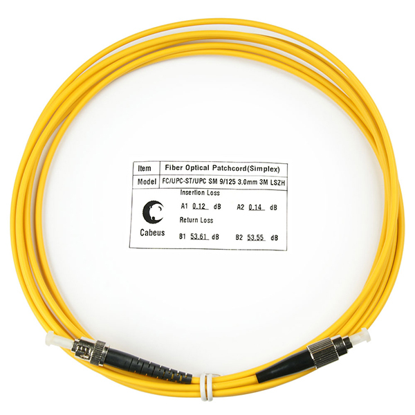 Патч-корд оптический FOP(s)-9-FC-ST-3m (7506c)