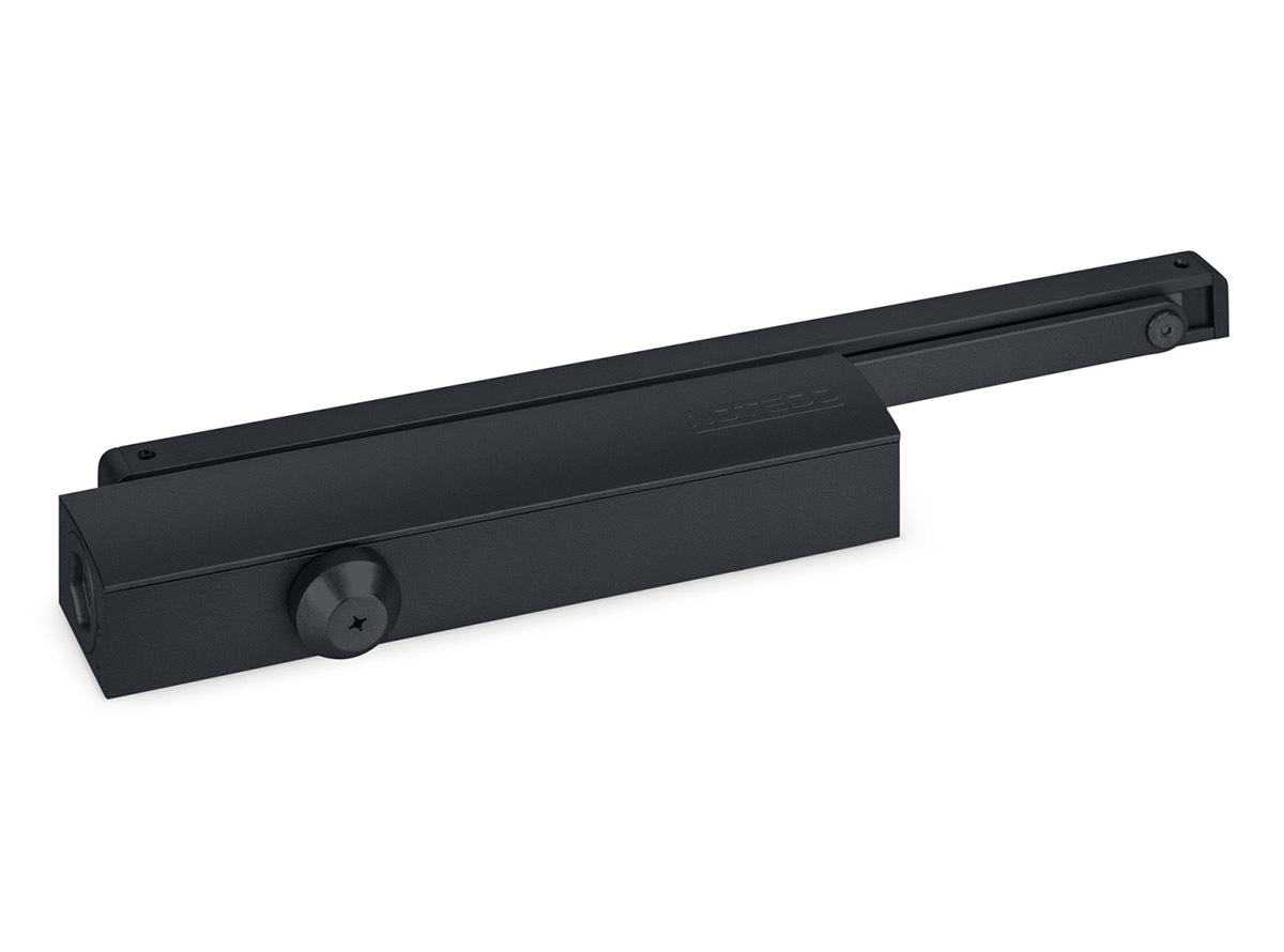 Доводчик дверной DC-045-155 SL+HO+DA+BC PRO (черный)