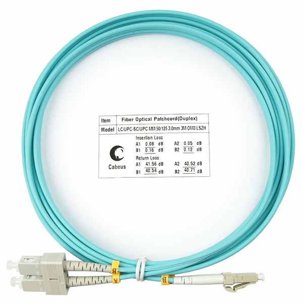 Патч-корд оптический FOP-50-LC-SC-3m (7350c)