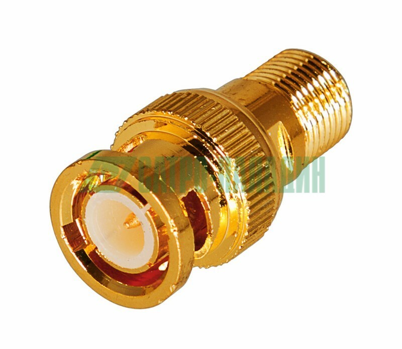 05-3201-1 ∙ Переход гнездо F - штекер BNC GOLD REXANT ∙ кратно 50 шт