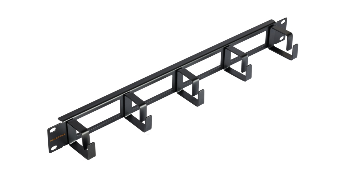 Кабельный органайзер NMC-OK400H-1U-BK-2