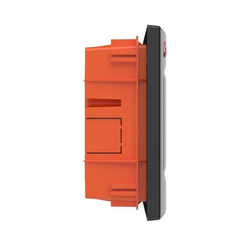 Бокс СП IP41 8м двер. клемм. черн./дым. DKC 82508