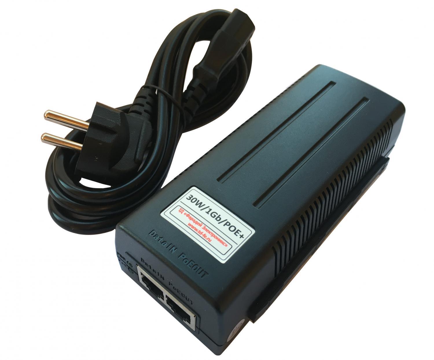 PoE-инжектор 30W/1Gb/POE+