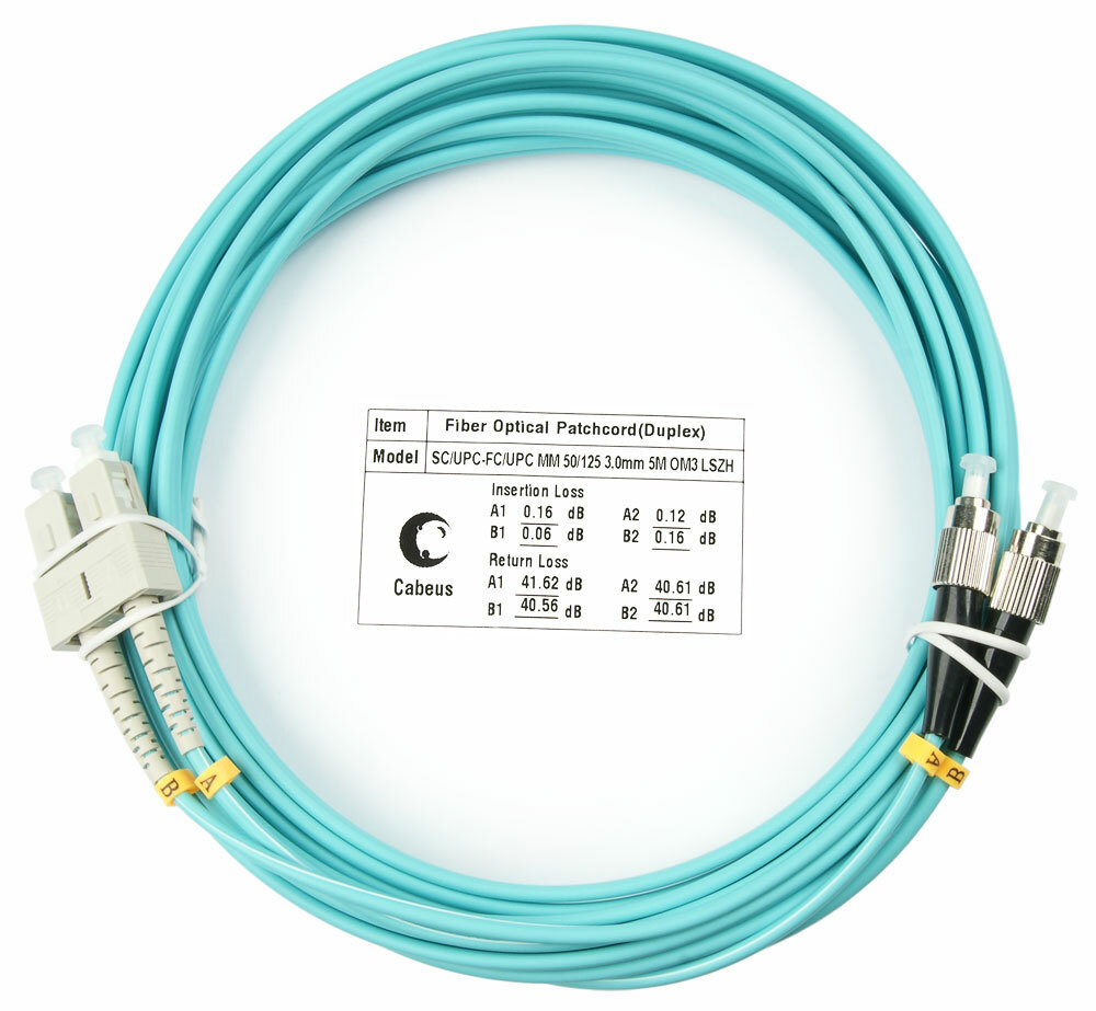 Патч-корд оптический FOP-50-SC-FC-5m (7581c)