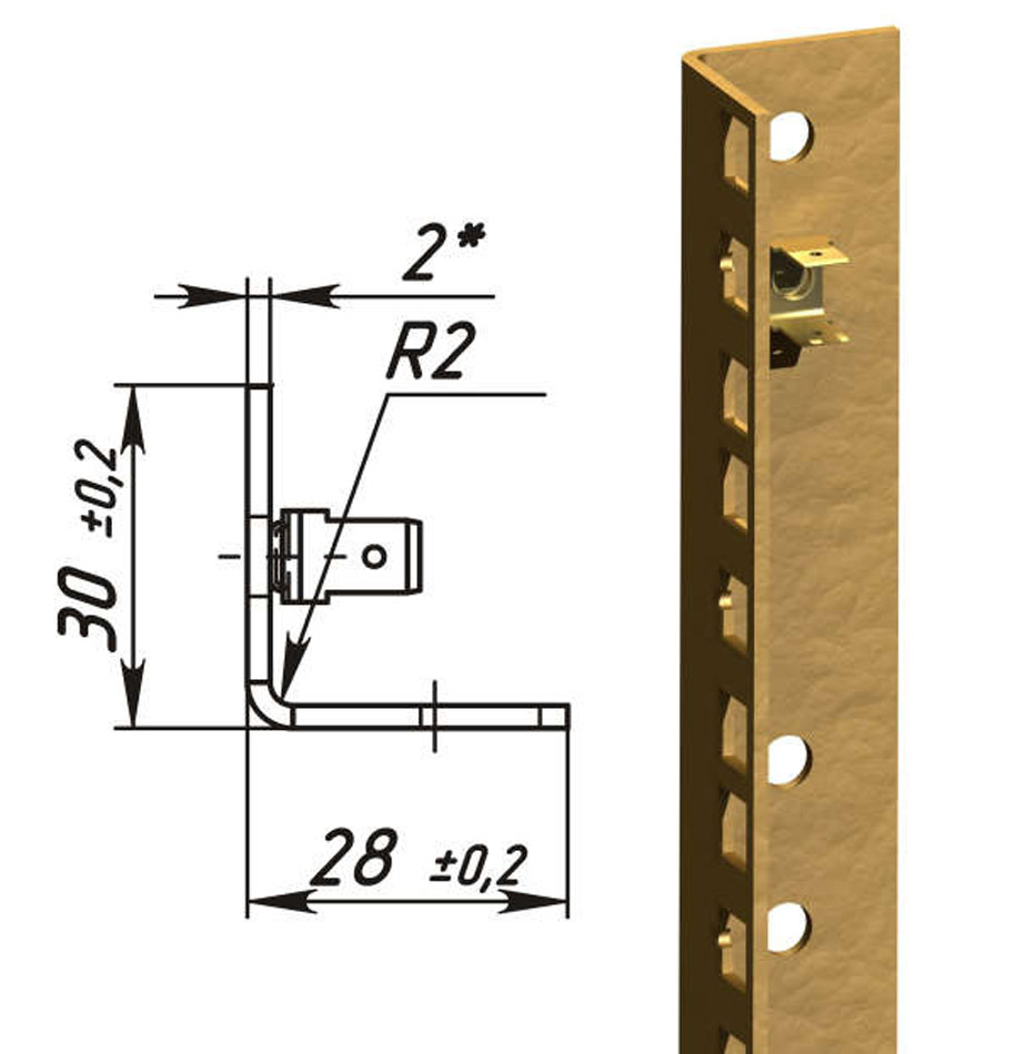 Направляющие TLK-VNS2-L-42U