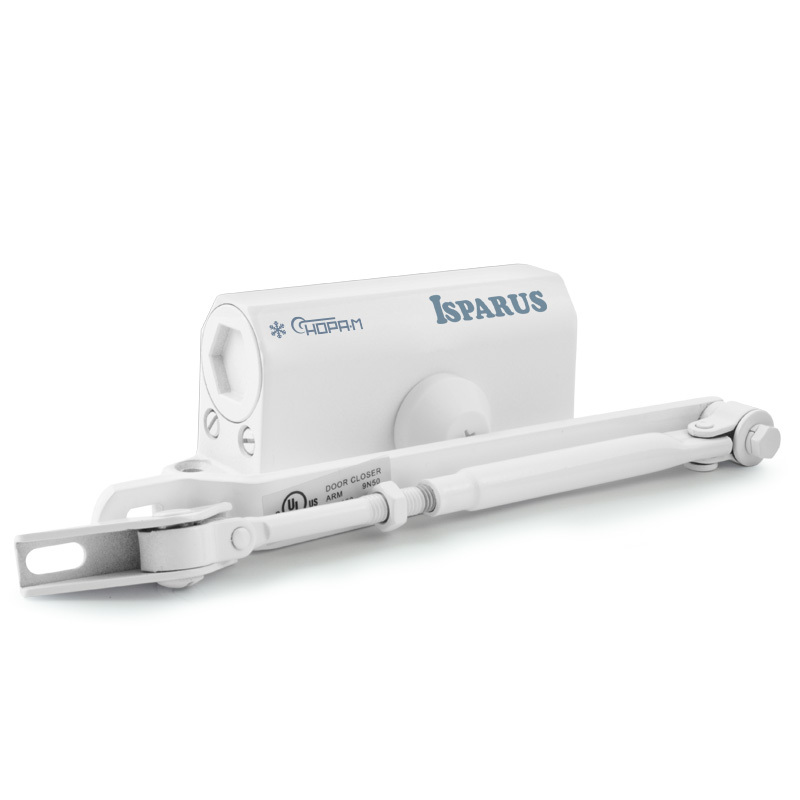 Доводчик дверной Isparus 410 (белый)