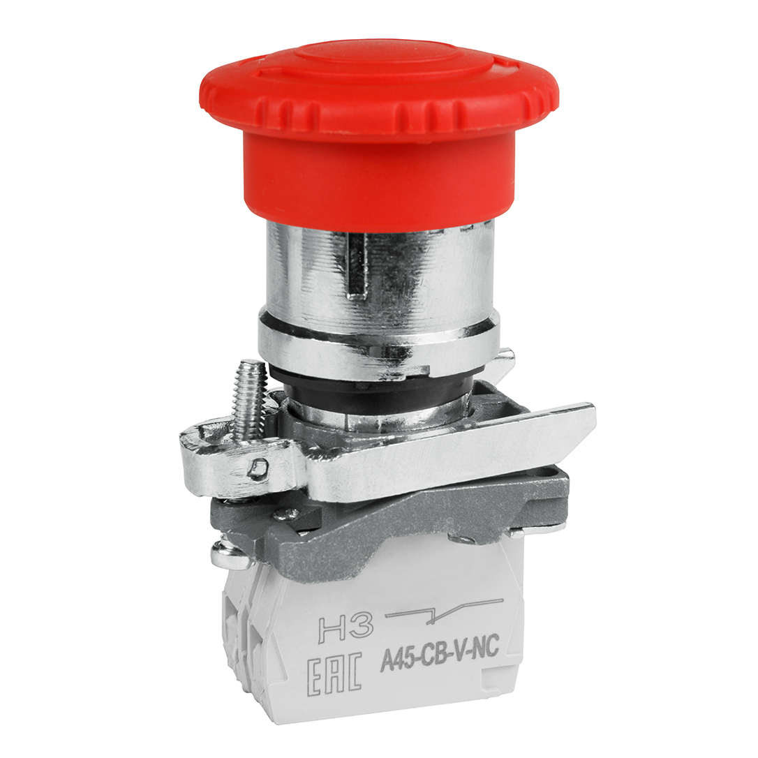 Кнопка аварийного отключения КЭАЗ 332179 OptiSignal D22 C4-ESTR-11 (XB4BS8445)