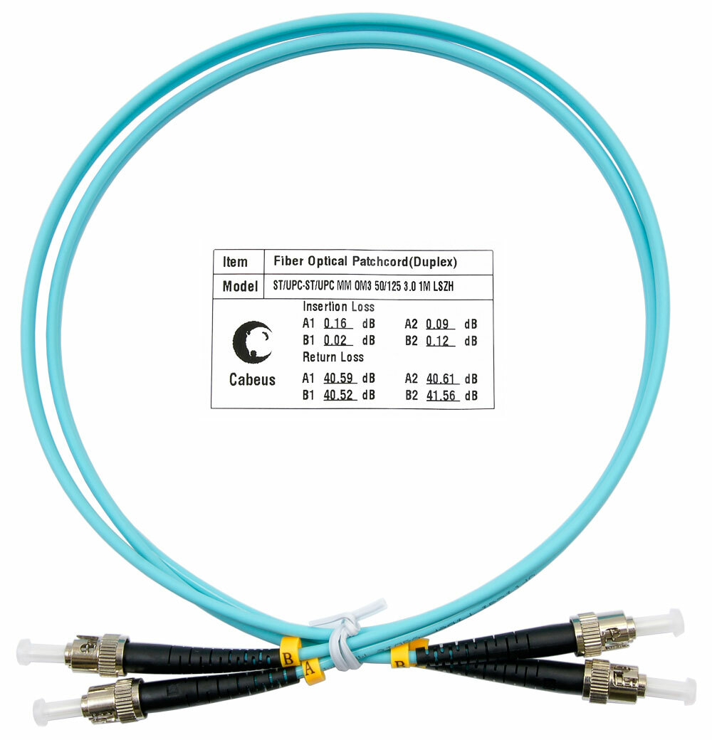 Патч-корд оптический FOP-50-ST-ST-1m (7367c)