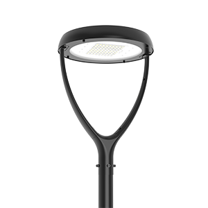 VARTON V1-S0-9IA01-07D74-6610040 Светодиодный светильник VARTON IONIK Astra парк 100 Вт Garden 4000К IP66 RAL9005 черный DALI